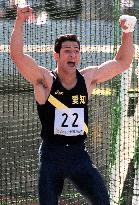 Murofushi sets national record in hammer throw